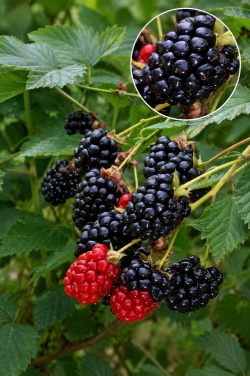 Chester Thornless Dikensiz Böğürtlen Fidanı Rubus Fruticosus Chester Saksılı 100-120 cm