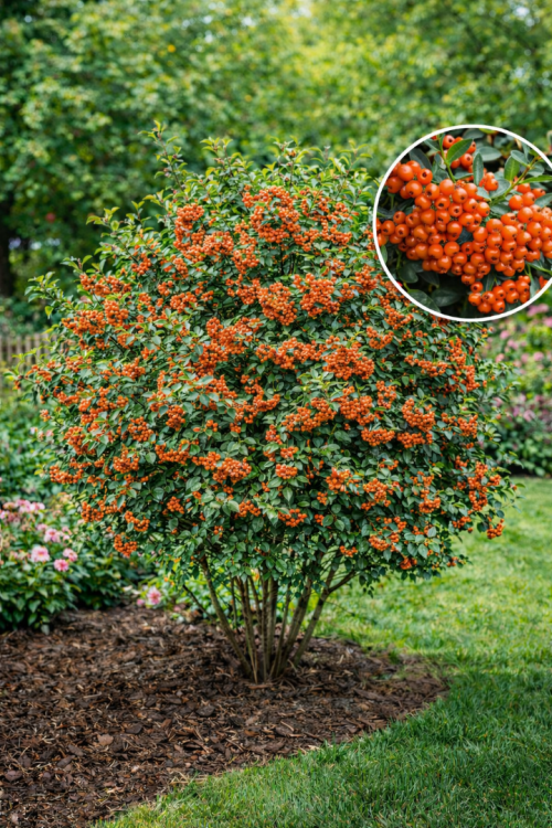 Vasada Ateşdikeni Fidanı Pyracantha Ceranato-Serrata Tüplü 100-120 cm