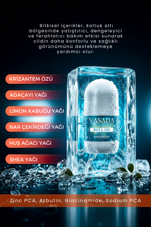 Ter Kokusu Önleyici Beyazlatıcı Alüminyum Içermeyen Unisex Roll-on 50 ml Ter Kokusu Önleyici Beyazlatıcı Alüminyum Içermeyen Unisex Roll-on 50 ml